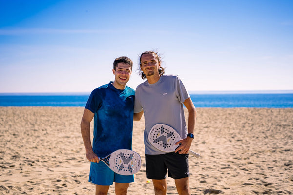 Agustín Tapia se une al número 1 del mundo de beach tennis, Nico Gianotti, en su estreno en la arena