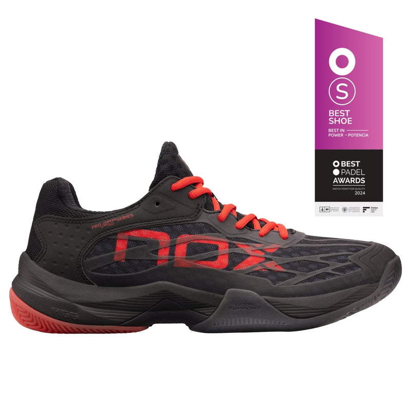 NOX Zapatillas AT10 LUX Negro/Rojo