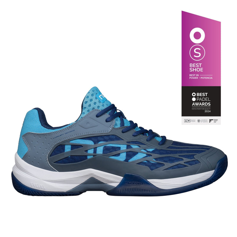 NOX Zapatillas AT10 LUX Piedra/Azul Bonnie