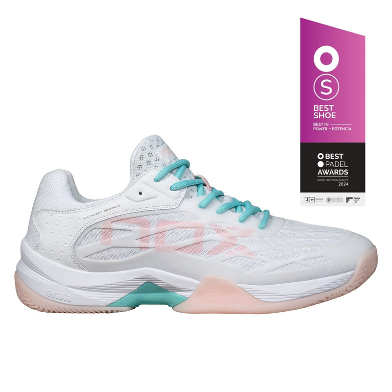 NOX Zapatillas AT10 LUX Blanco/Potpurri
