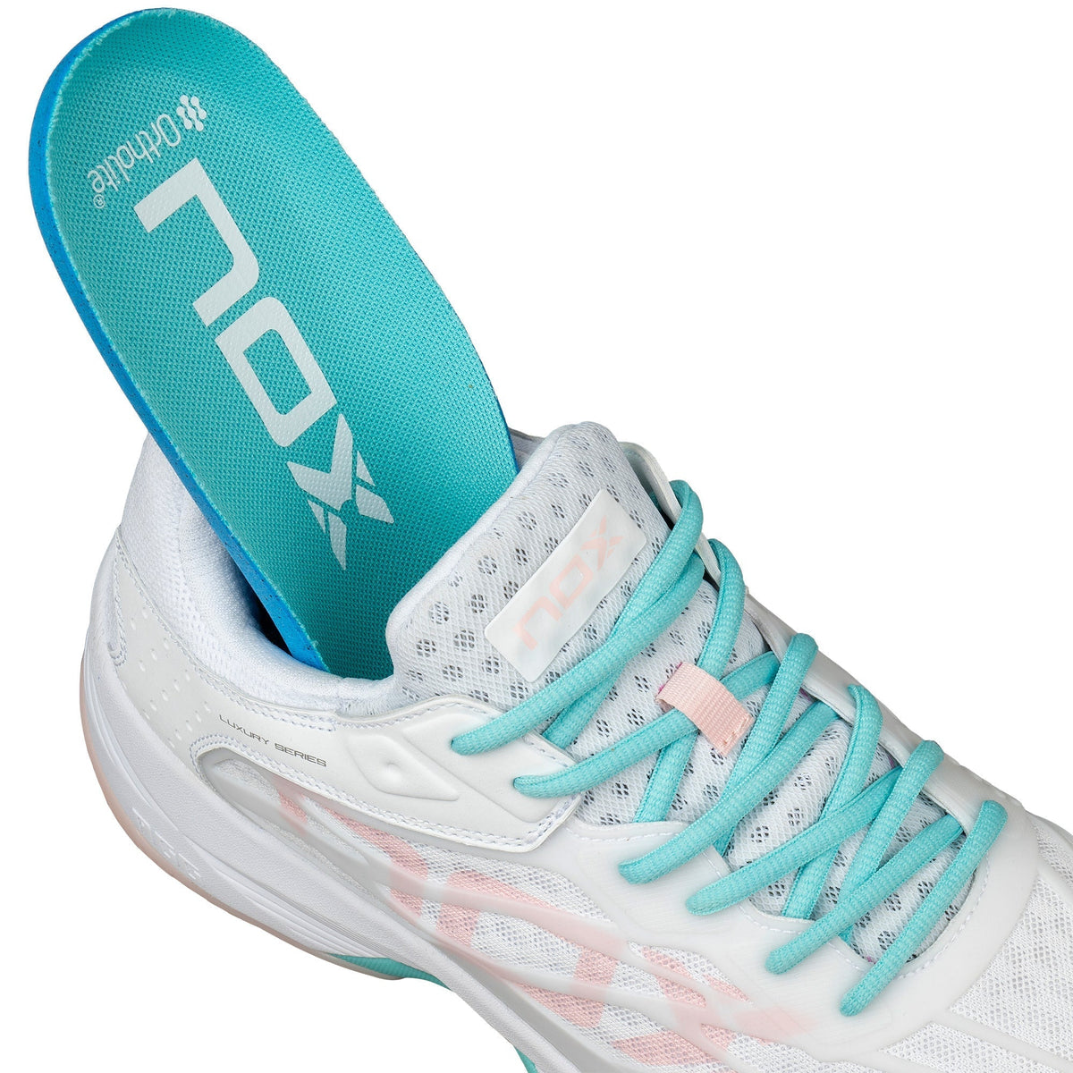NOX Zapatillas AT10 LUX Blanco/Potpurri