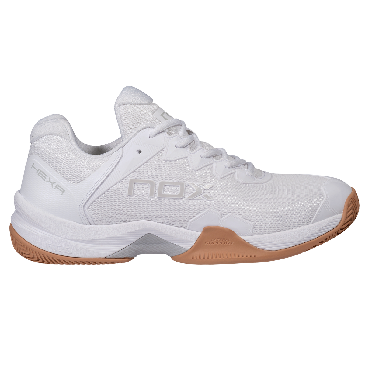 NOX Zapatillas ML10 HEXA Blanco/Suela Caramelo