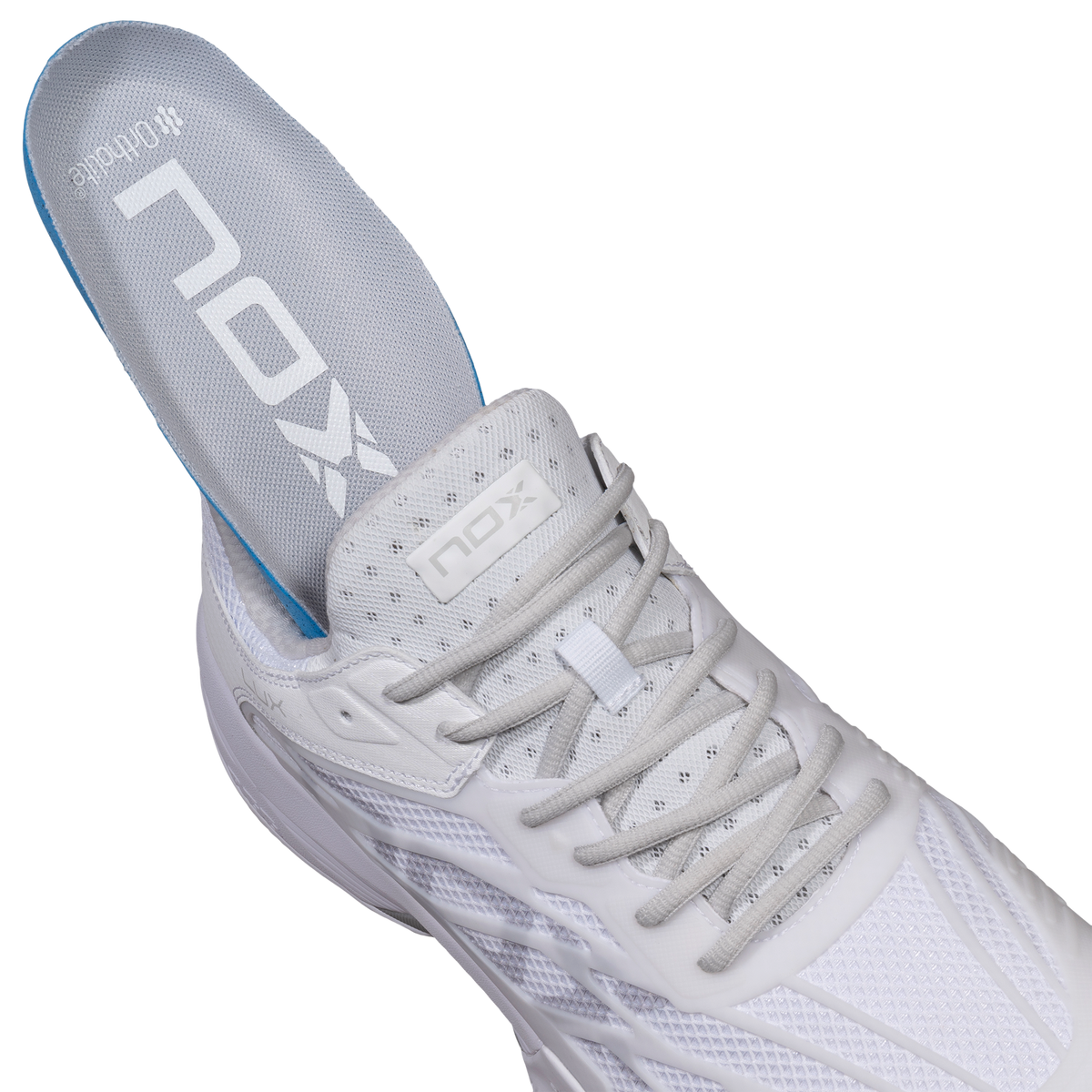 NOX Zapatillas AT10 LUX Blanco/Gris