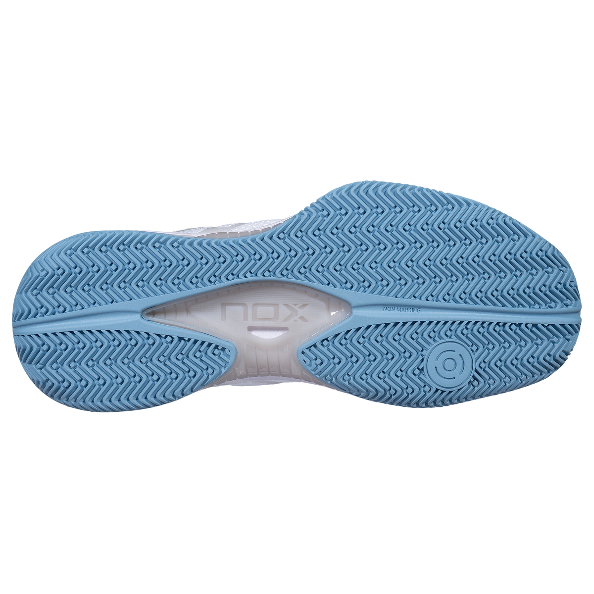 NOX Zapatillas NERBO Blanco/Azul Atardecer