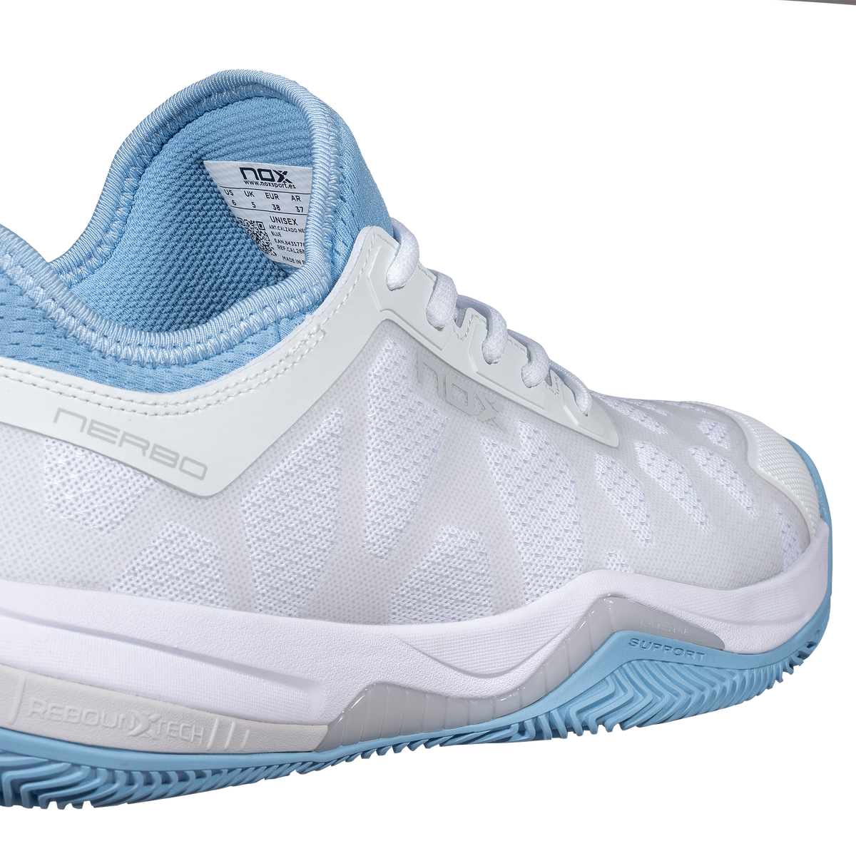 NOX Zapatillas NERBO Blanco/Azul Atardecer