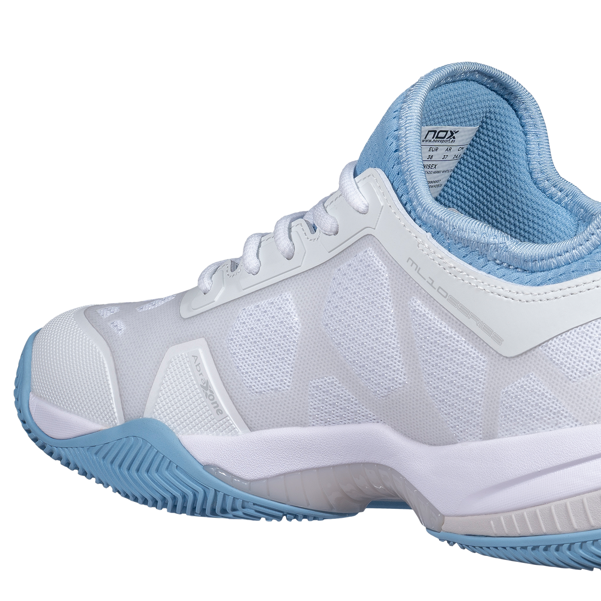 NOX Zapatillas NERBO Blanco/Azul Atardecer