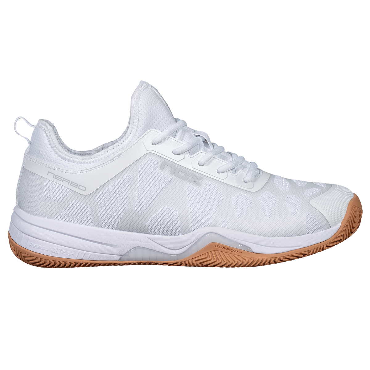 NOX Zapatillas NERBO Blanco/Suela Caramelo