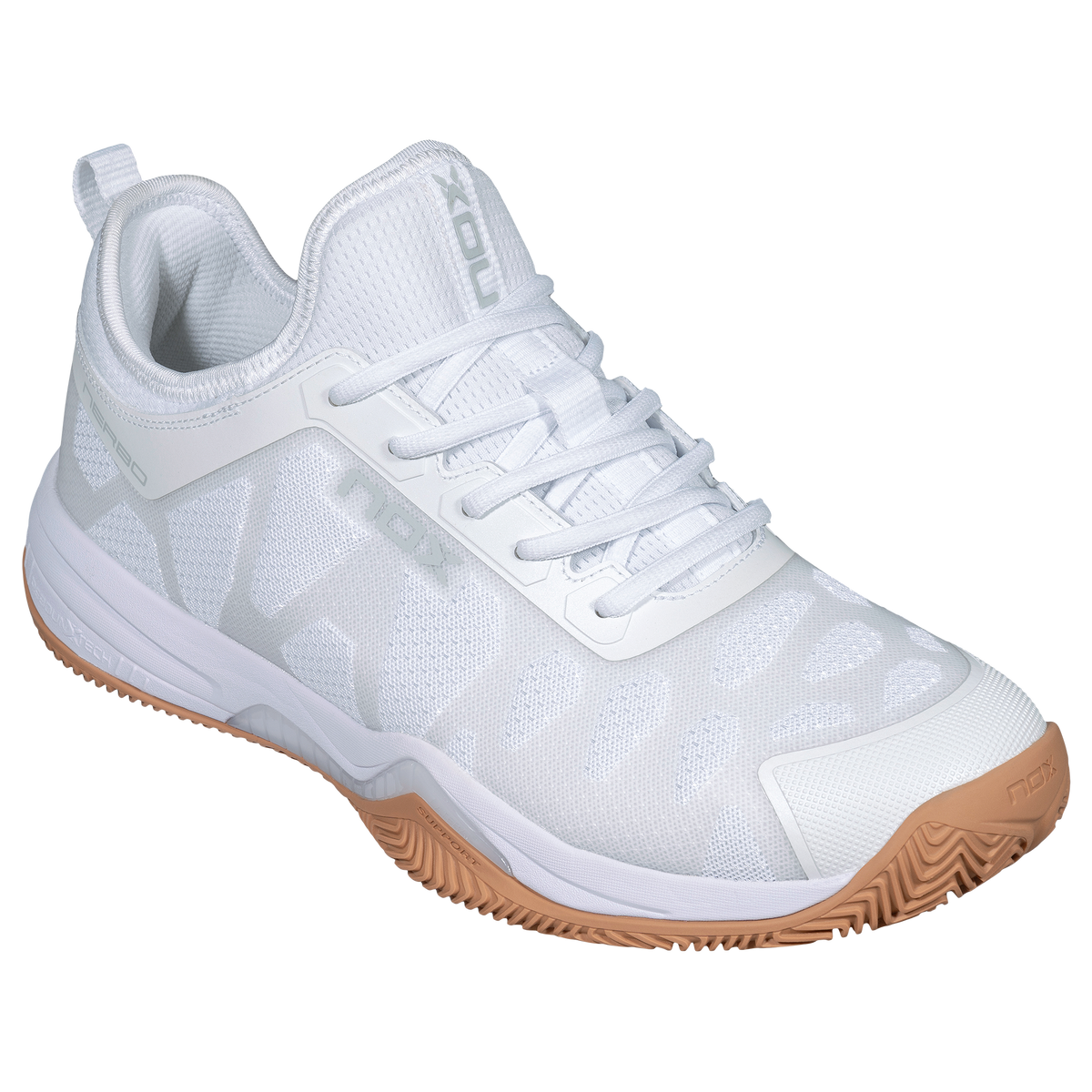 NOX Zapatillas NERBO Blanco/Suela Caramelo