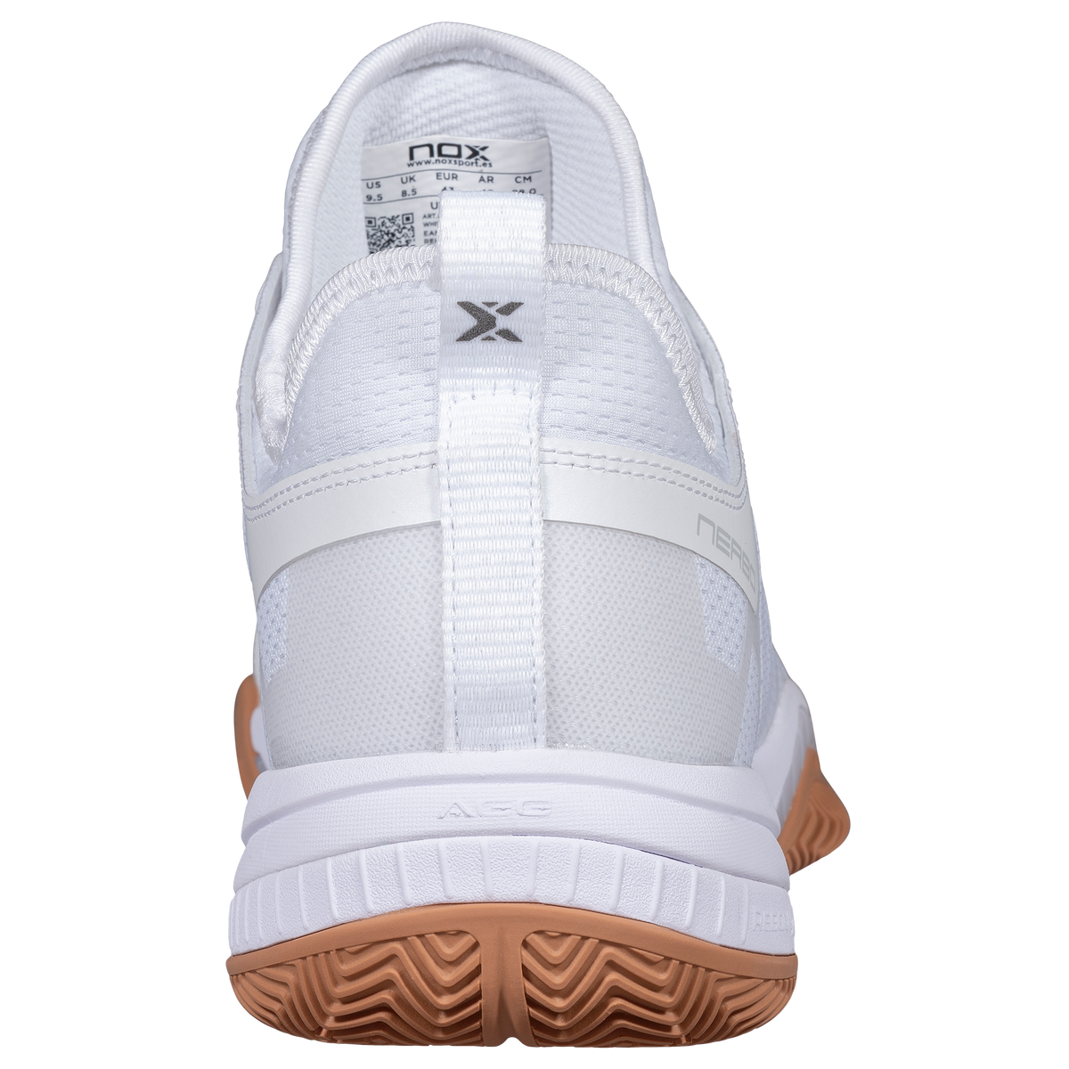 NOX Zapatillas NERBO Blanco/Suela Caramelo