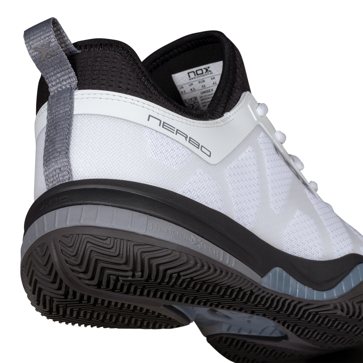 NOX Zapatillas NERBO White/Raven