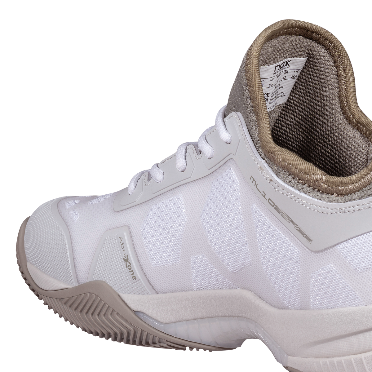 NOX Zapatillas NERBO Blanco/Verde Vetiver