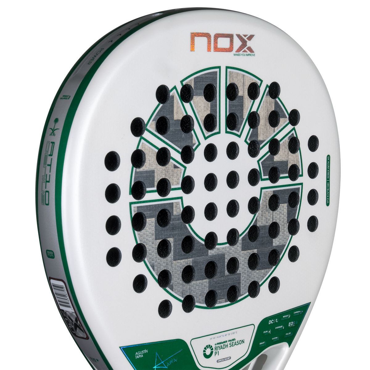 NOX AT10 Genius 12K Official Racket Riyadh Season P1 by Agustín Tapia