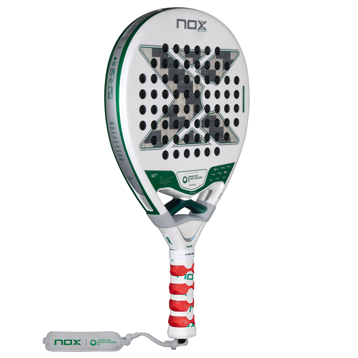 NOX AT10 Genius 12K Official Racket Riyadh Season P1 by Agustín Tapia
