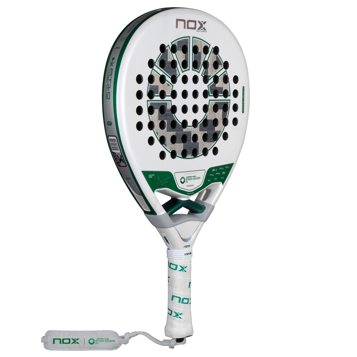 NOX AT10 Genius 12K Official Racket Riyadh Season P1 by Agustín Tapia