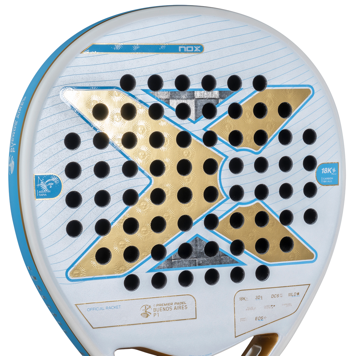 NOX AT10 Genius 18K Official Racket Buenos Aires P1 by Agustín Tapia