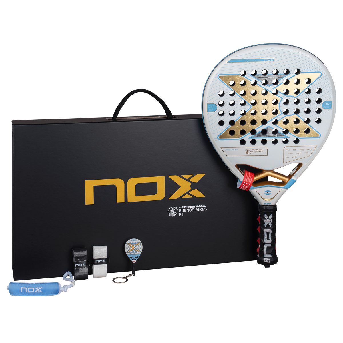 NOX AT10 Genius 18K Official Racket Buenos Aires P1 by Agustín Tapia