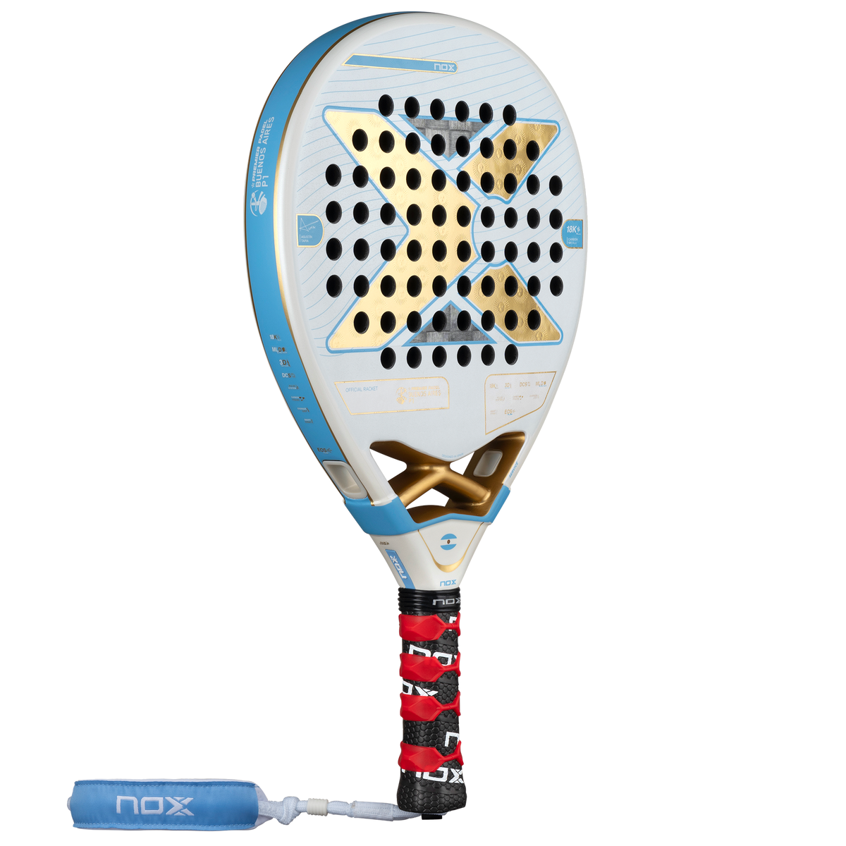 NOX AT10 Genius 18K Official Racket Buenos Aires P1 by Agustín Tapia