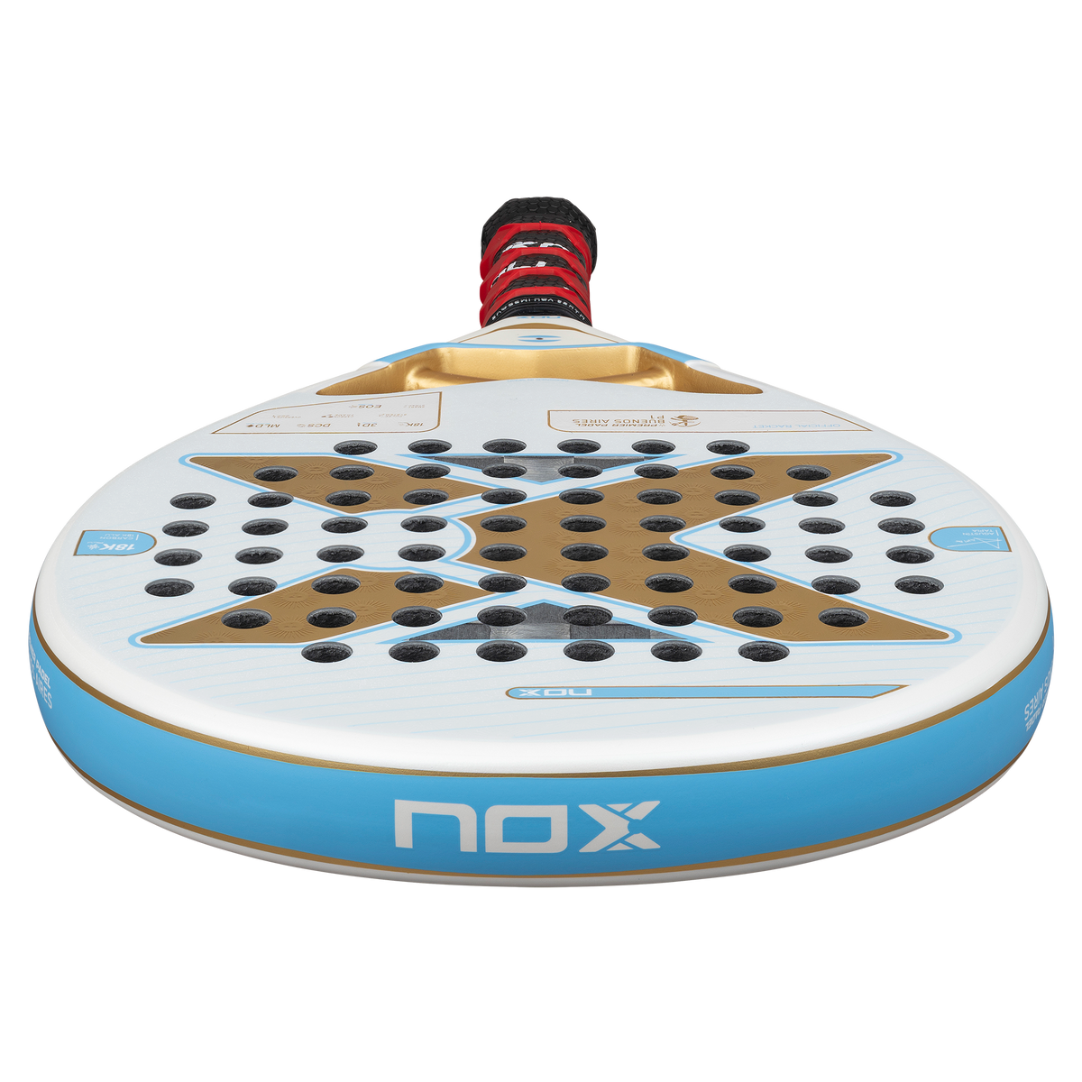 NOX AT10 Genius 18K Official Racket Buenos Aires P1 by Agustín Tapia