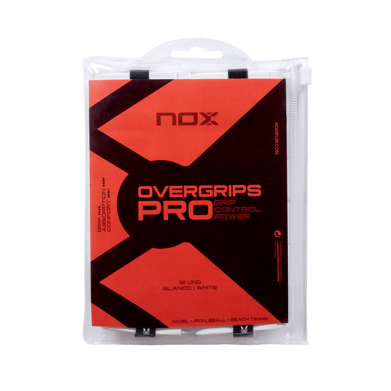 Bolsa 12 Overgrips PRO Lisos Blanco