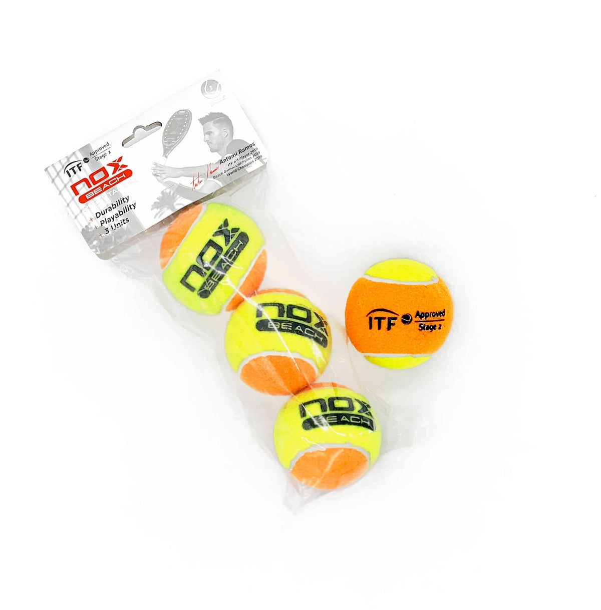 NOX Bolsa 3 Bolas PRO TITANIUM Beach Tennis