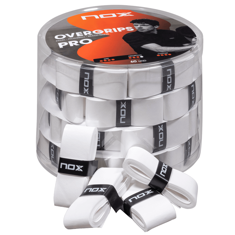 Bote Overgrips PRO blanco liso (60 uds)