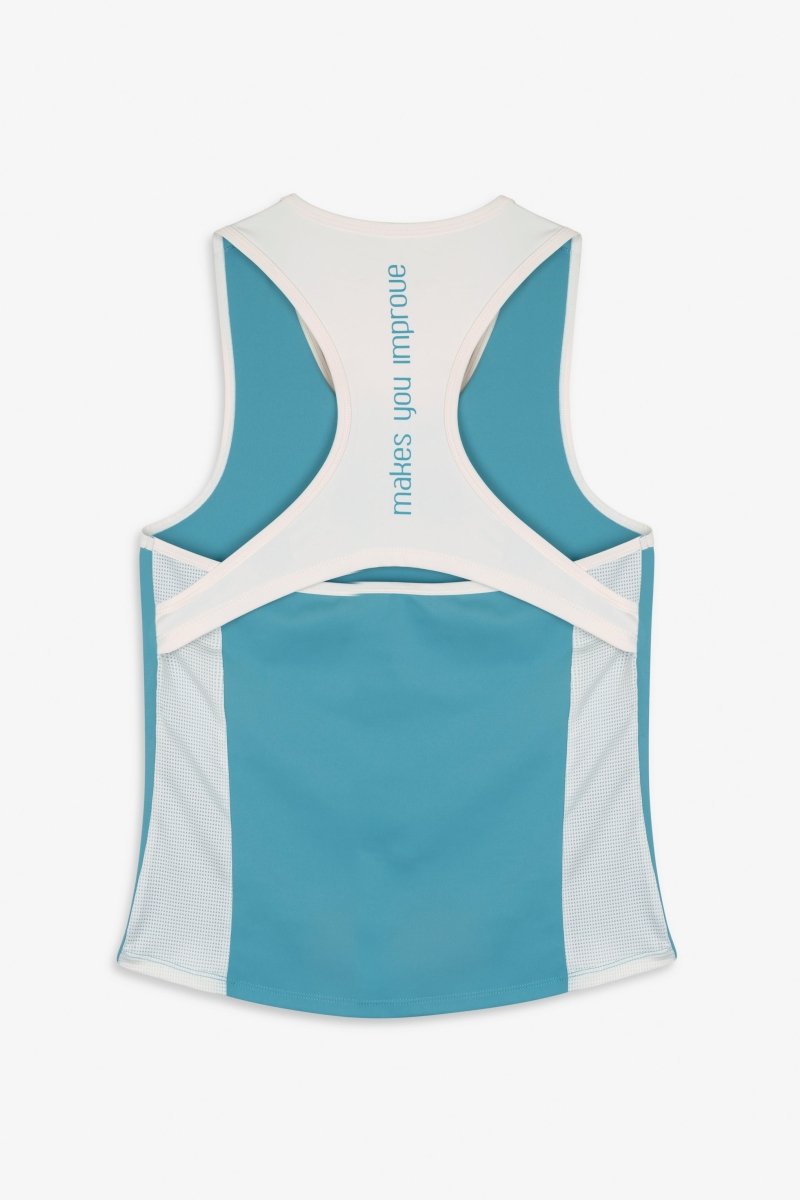Camiseta de tirantes mujer PRO turquesa