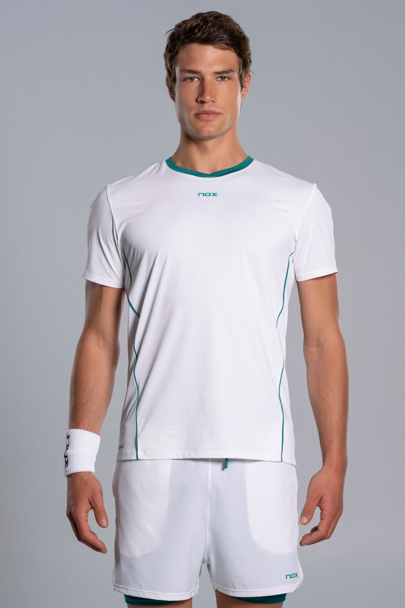 Camiseta Hombre PRO White/Ivy Green