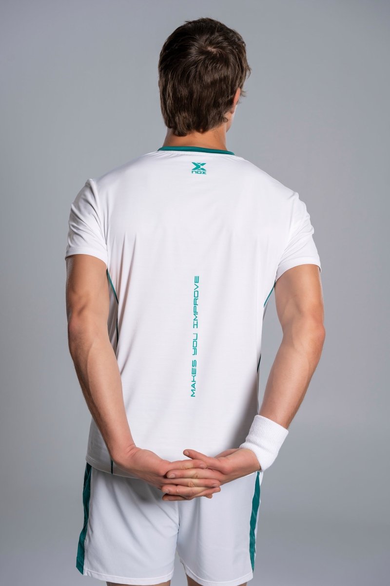 Camiseta Hombre PRO White/Ivy Green