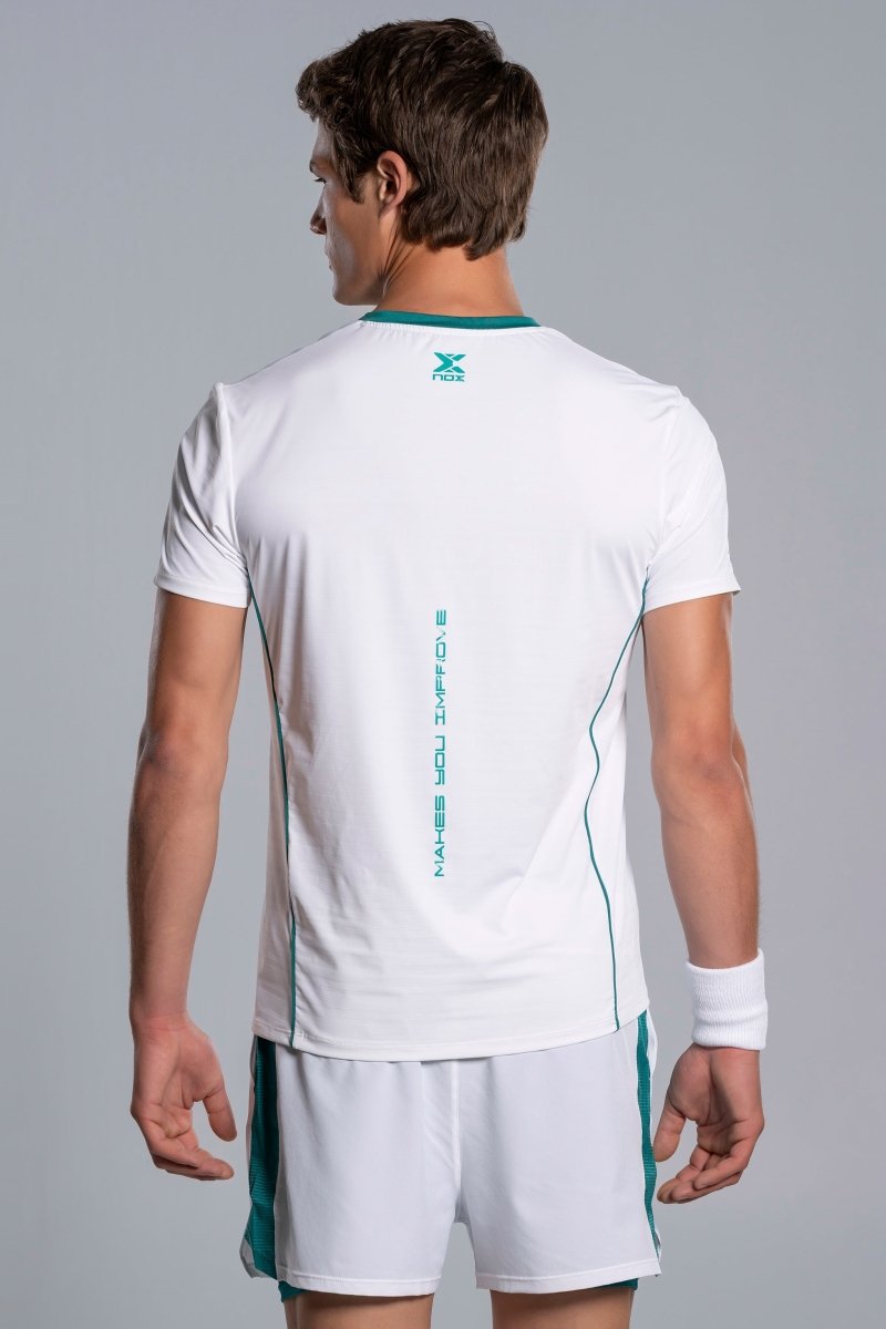 Camiseta Hombre PRO White/Ivy Green