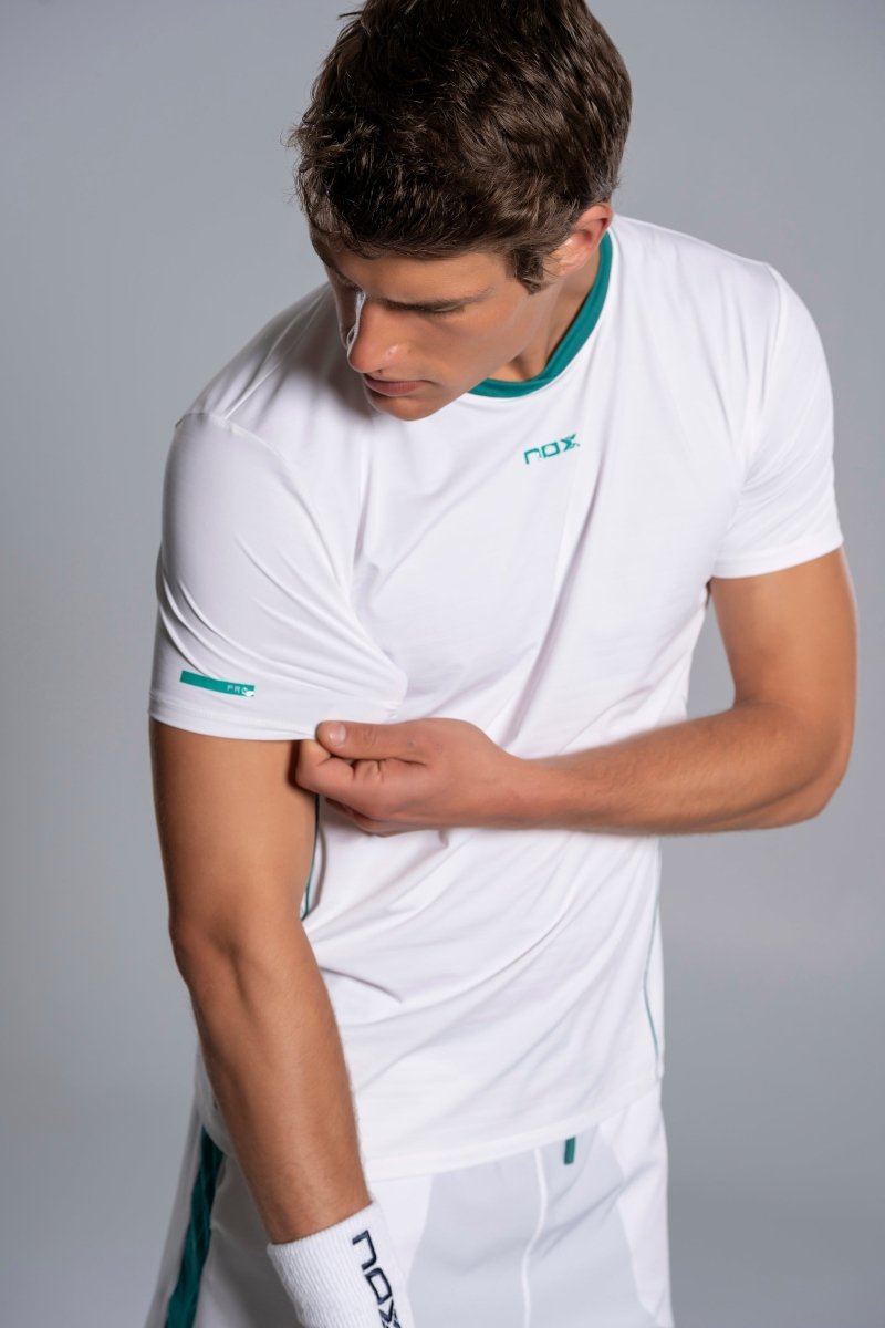 Camiseta Hombre PRO White/Ivy Green