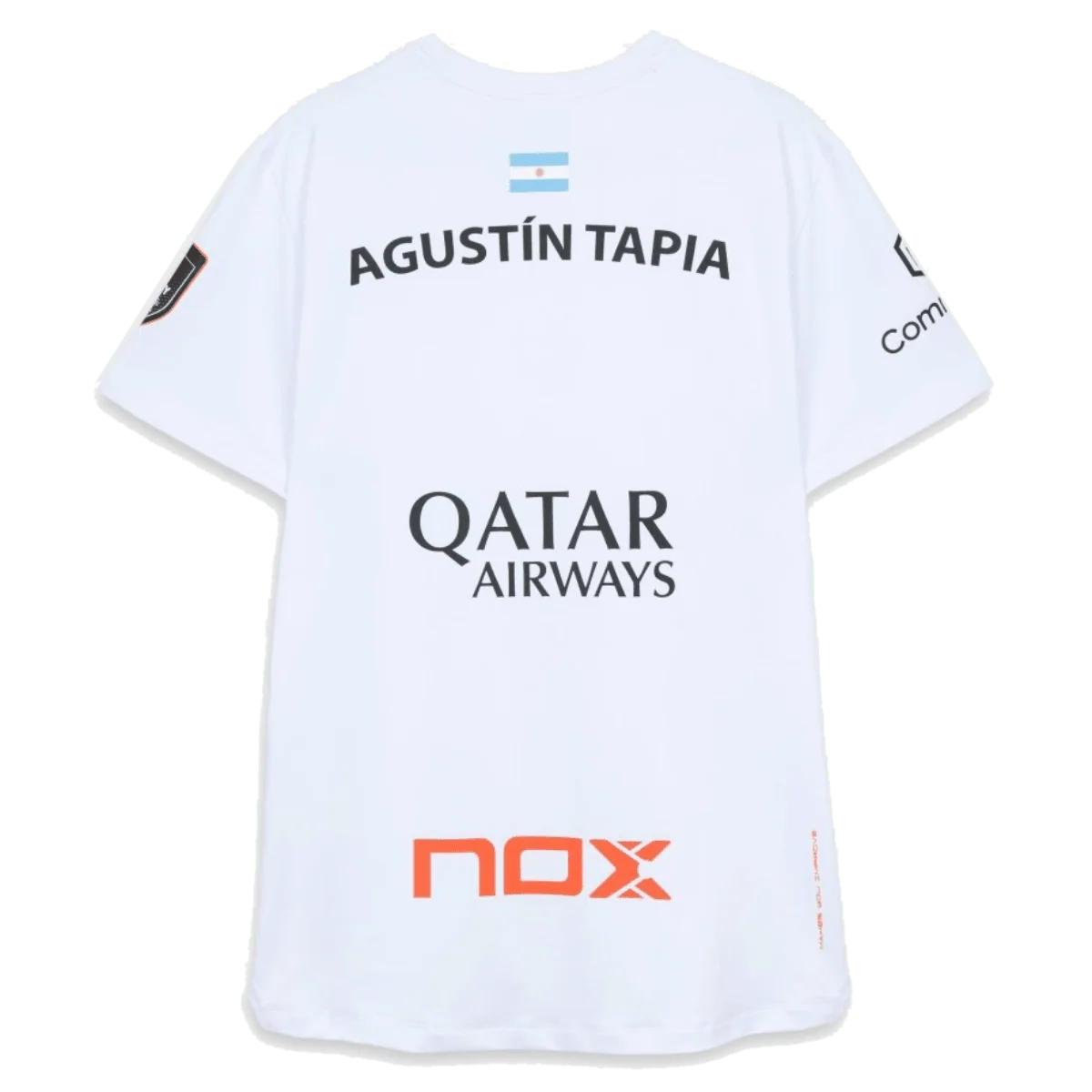 Camiseta Sponsors AT10 Blanco de Agustín Tapia 2026