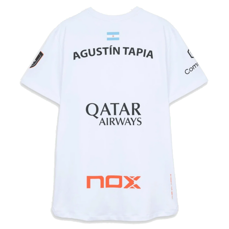 Camiseta Sponsors AT10 Blanco de Agustín Tapia 2026