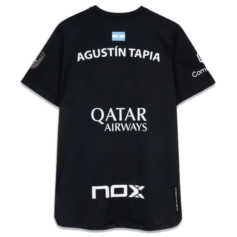 Camiseta Sponsors AT10 Negro de Agustín Tapia 2026