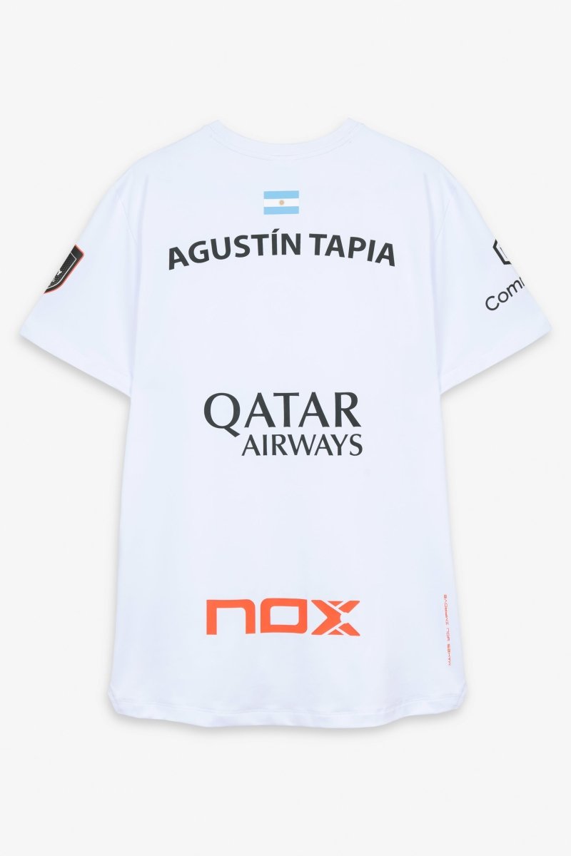 Camiseta Sponsors AT10 Blanco de Agustín Tapia 2026