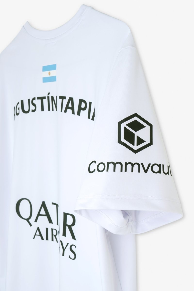 Camiseta Sponsors AT10 Blanco de Agustín Tapia 2026