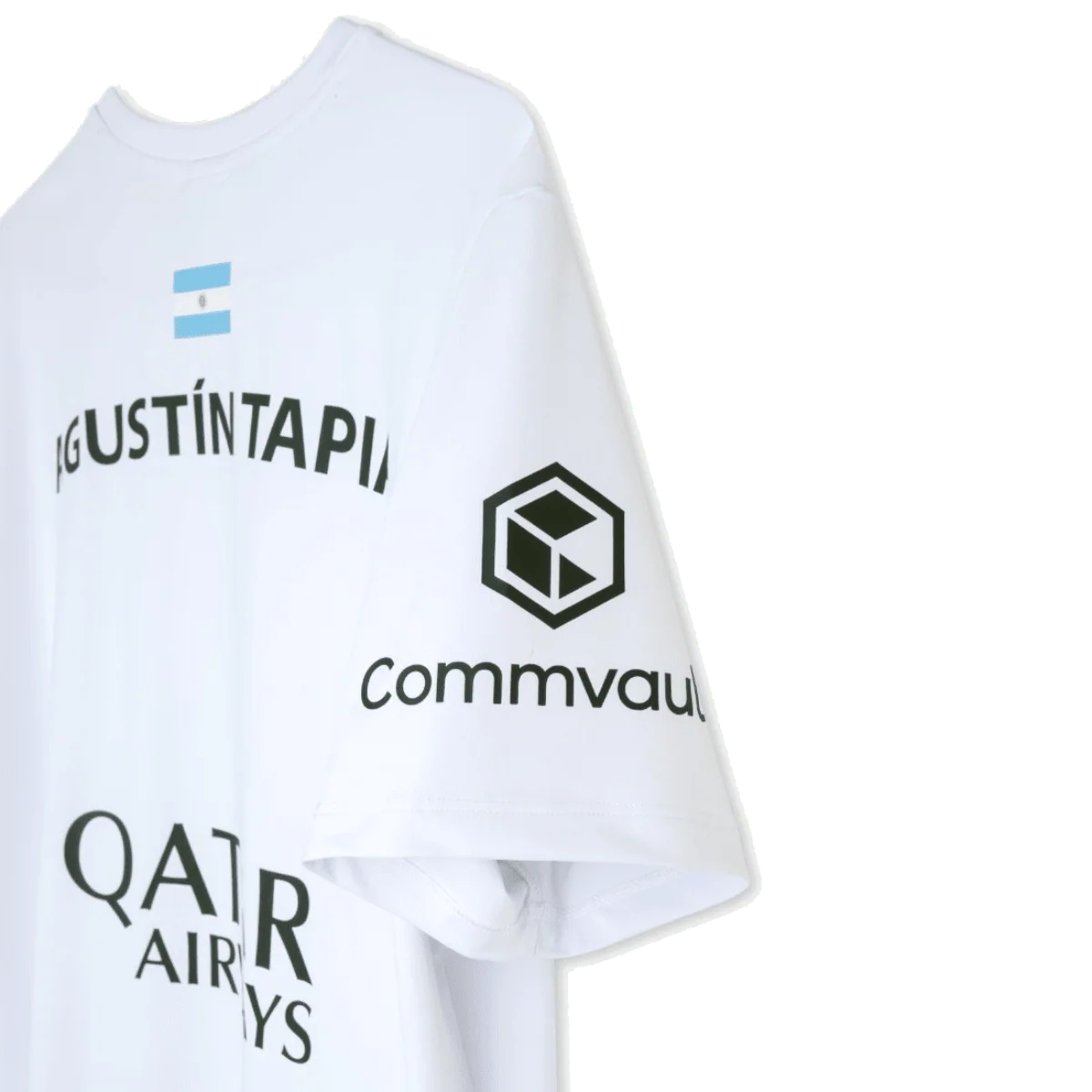 Camiseta Sponsors AT10 Blanco de Agustín Tapia 2026