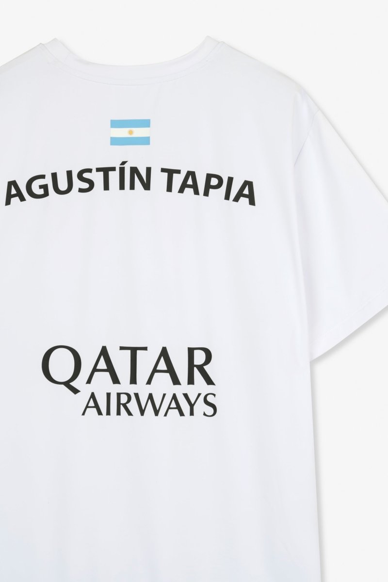 Camiseta Sponsors AT10 Blanco de Agustín Tapia