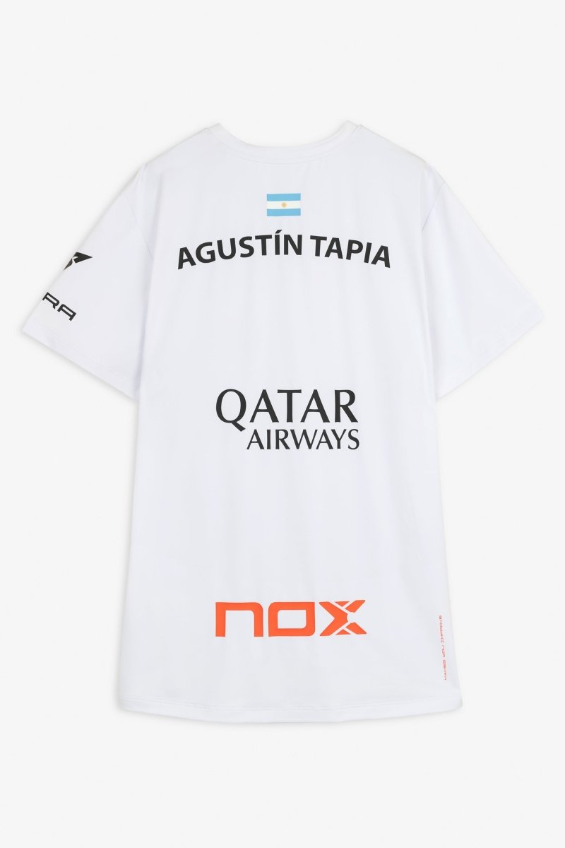 Camiseta Sponsors AT10 Blanco de Agustín Tapia