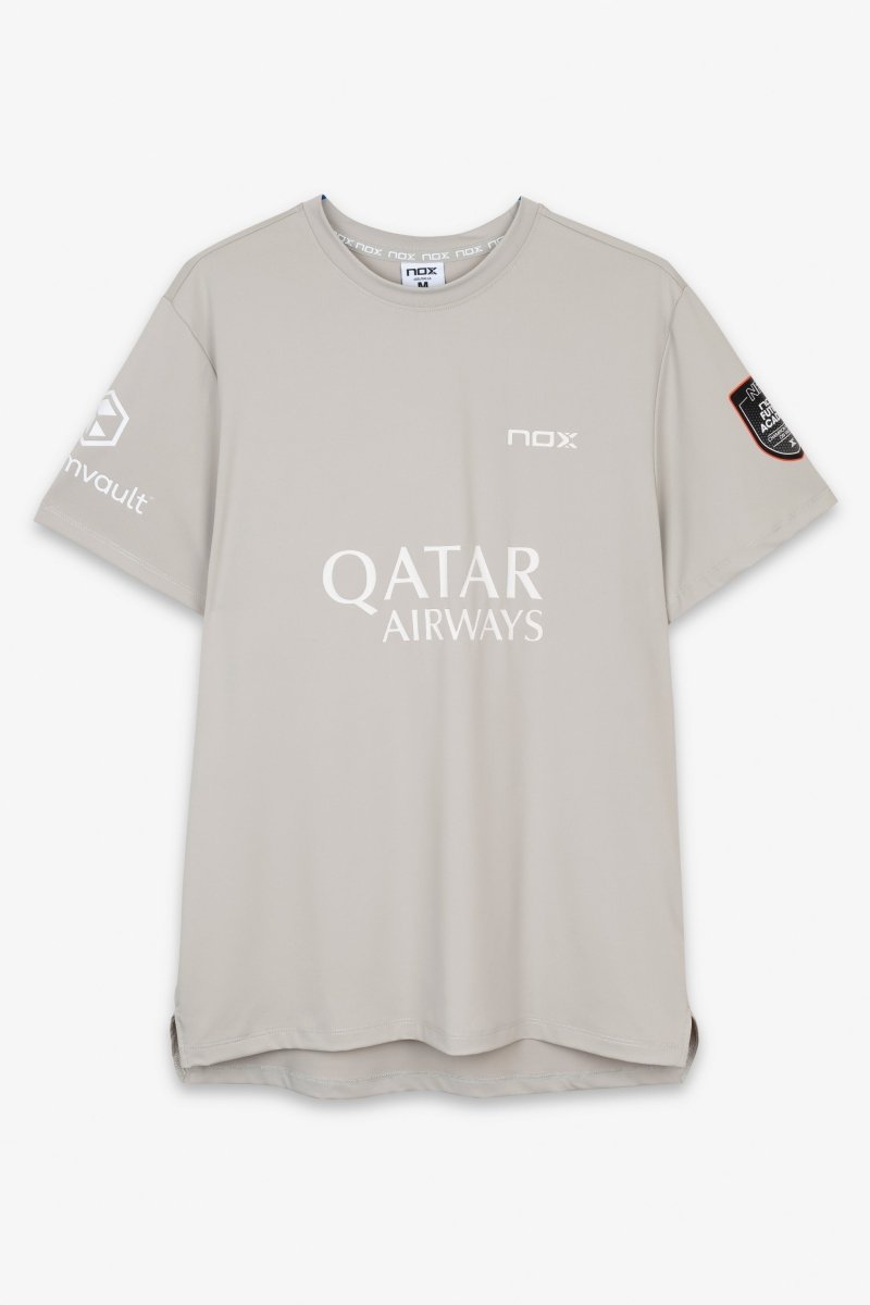 Camiseta Sponsors AT10 Gris Suave de Agustín Tapia 2026