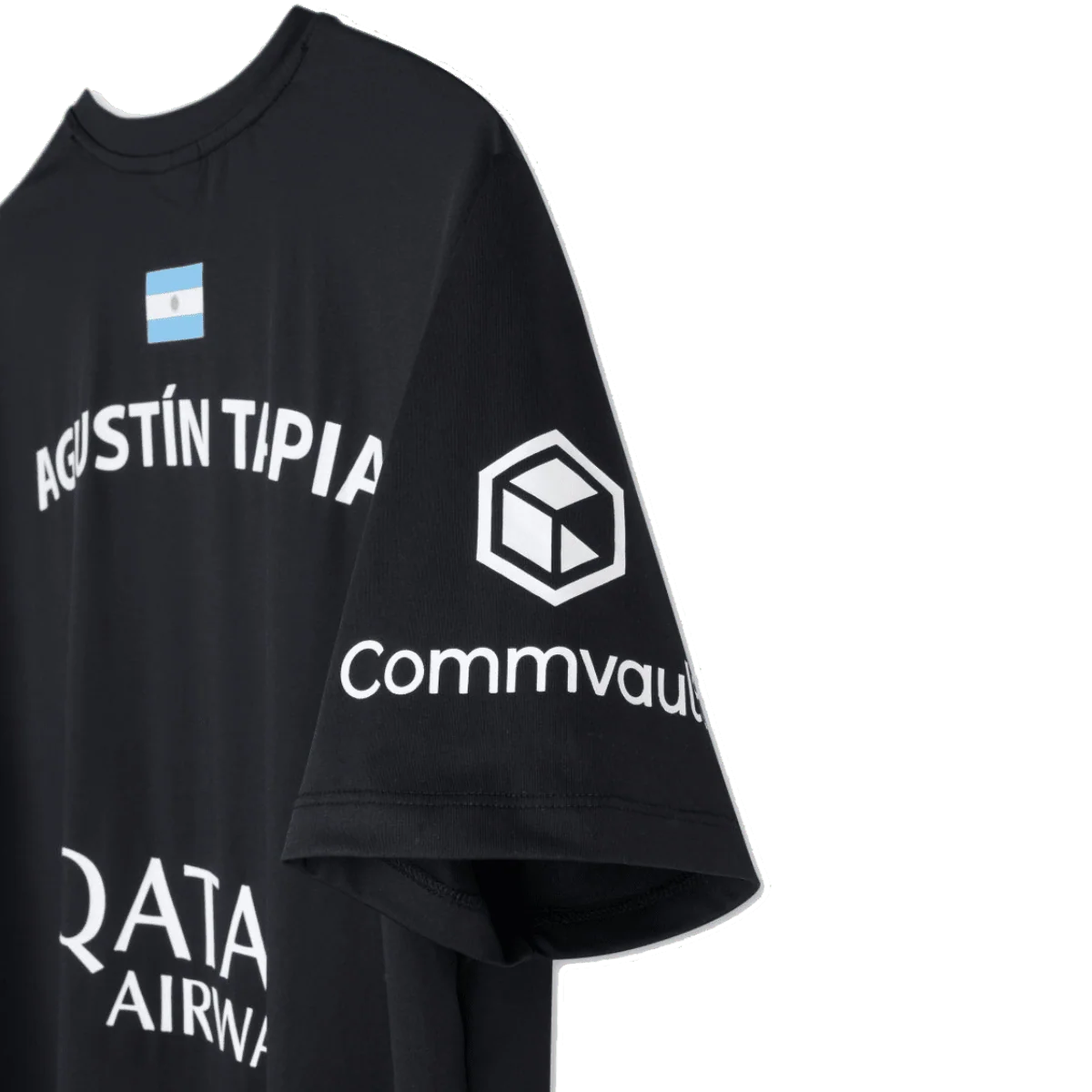 Camiseta Sponsors AT10 Negro de Agustín Tapia 2026