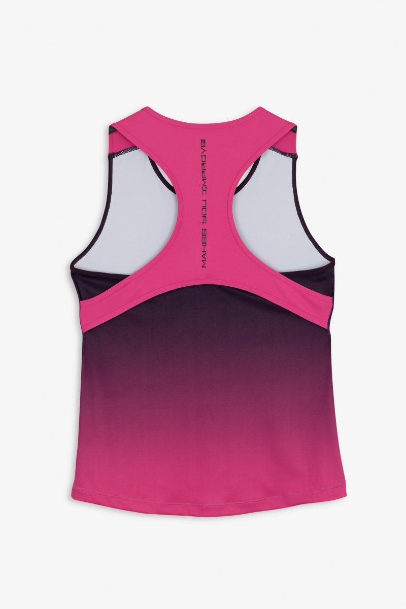 Camiseta Tirantes Mujer PRO Blackberry Rose Degraded