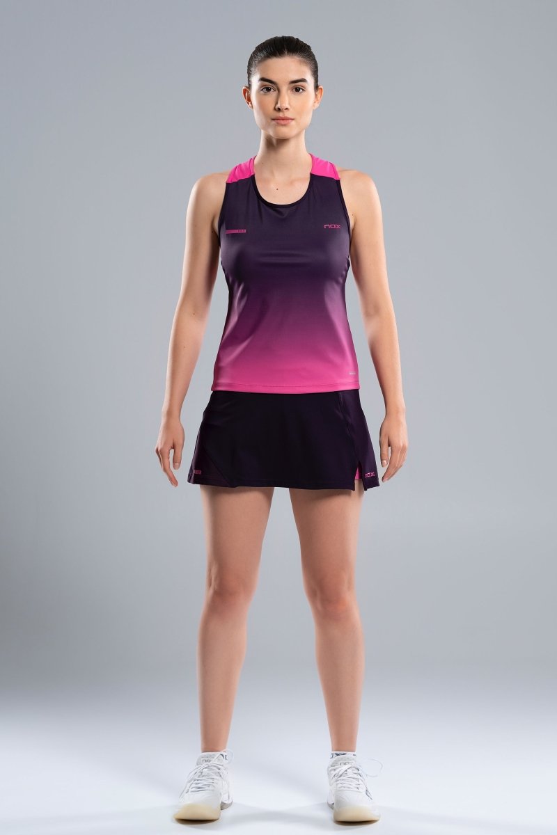 Camiseta Tirantes Mujer PRO Blackberry Rose Degraded
