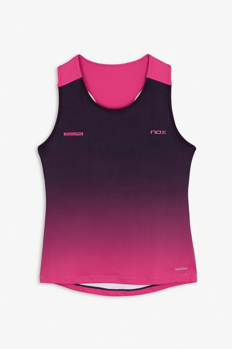 Camiseta Tirantes Mujer PRO Blackberry Rose Degraded