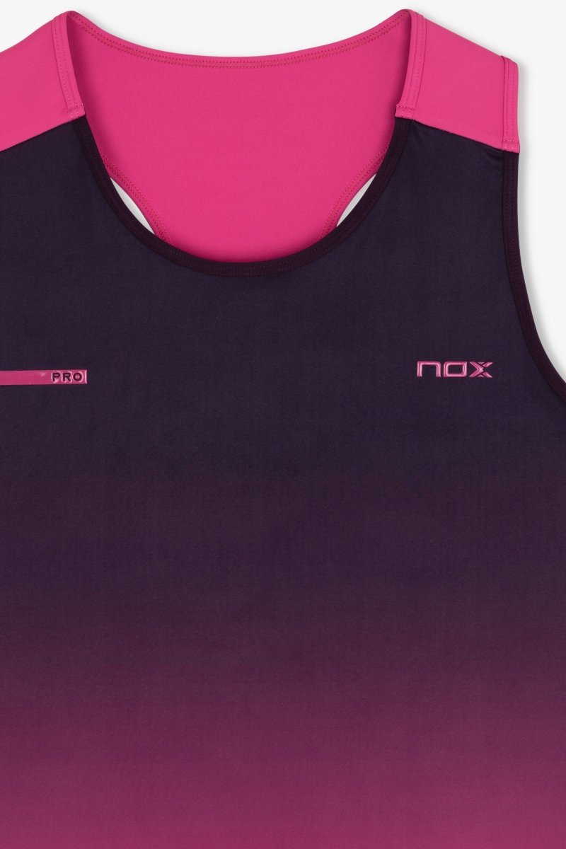 Camiseta Tirantes Mujer PRO Blackberry Rose Degraded