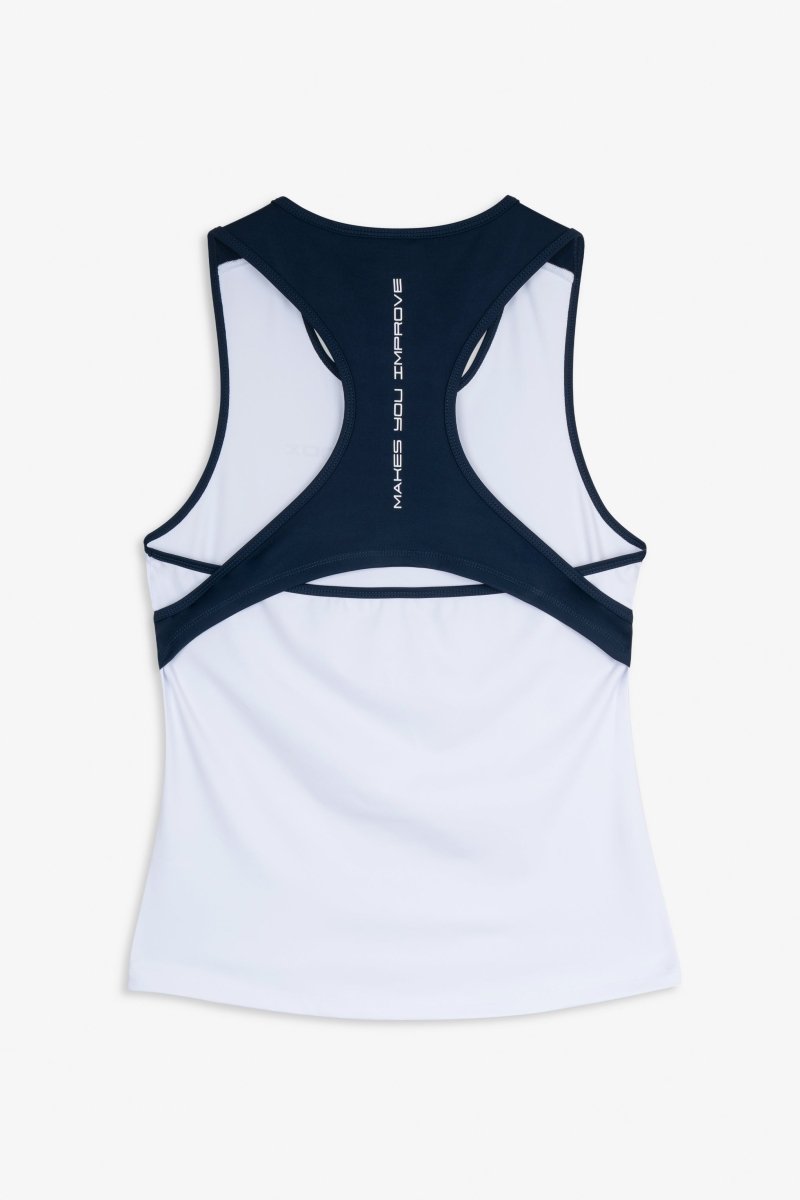 Camiseta Tirantes Mujer TEAM Blanco/Azul