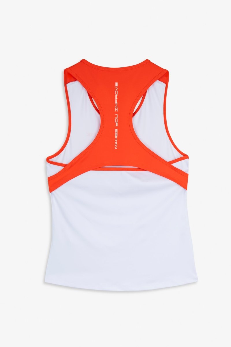 Camiseta Tirantes Mujer TEAM Blanco/Rojo