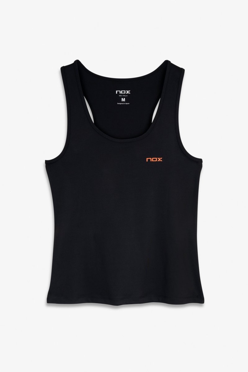Camiseta Tirantes Mujer TEAM Negro