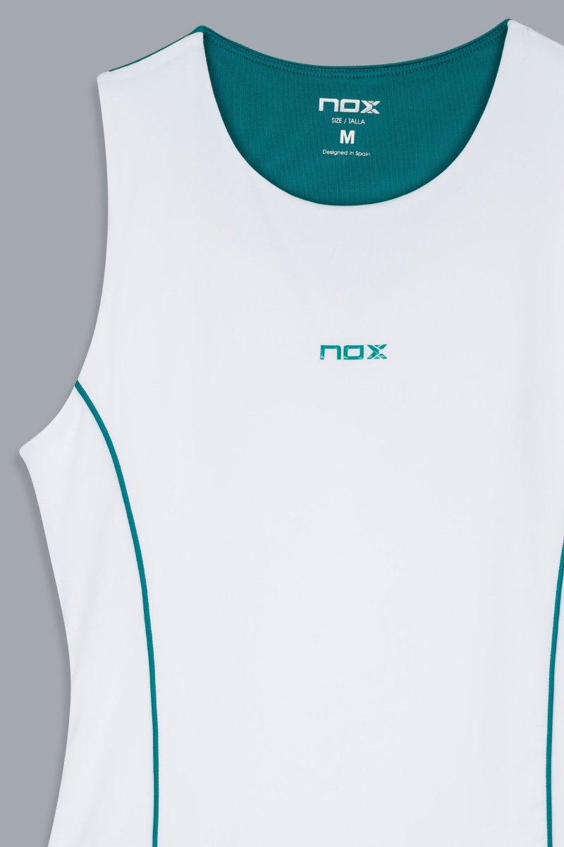 Camiseta Tirantes PRO Mujer White/Ivy Green
