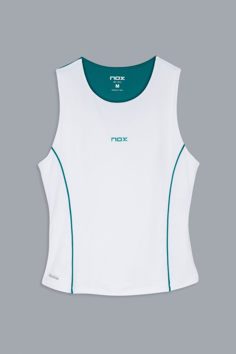 Camiseta Tirantes PRO Mujer White/Ivy Green