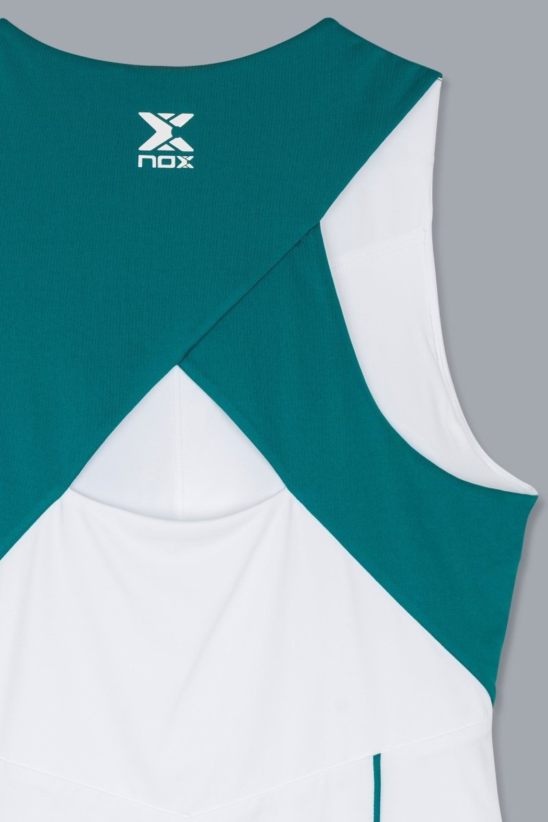 Camiseta Tirantes PRO Mujer White/Ivy Green